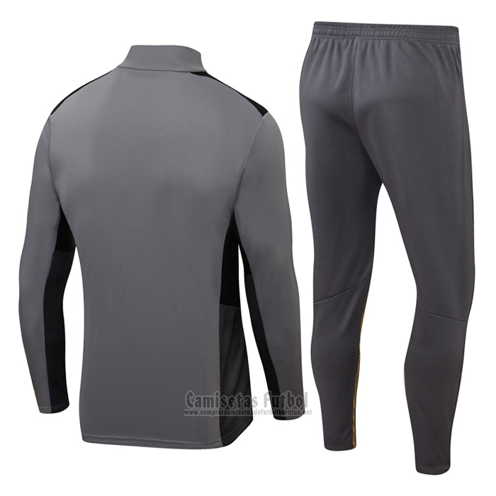 Chandal de Sudadera del Borussia Dortmund 2021-2022 Gris